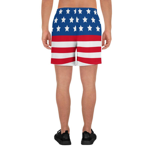Patriotic Men's Recycled Athletic Shorts - Gizmo Graphic Works